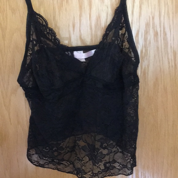 Black lace top - Picture 1 of 2